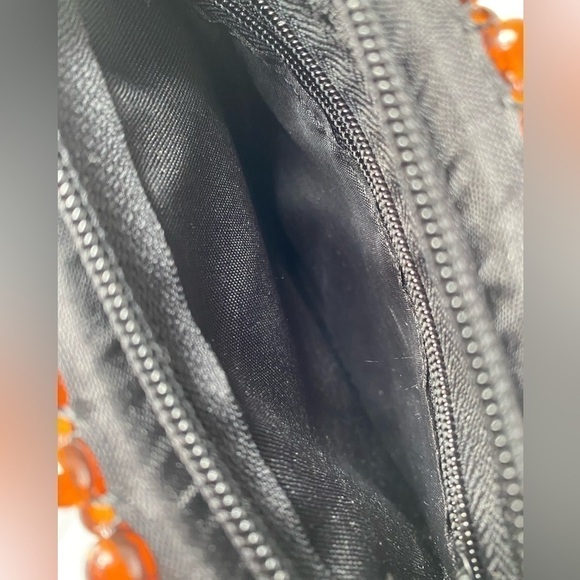 HANDMADE Wood & Bead African Inspired Wallet Brown Pink & Tan\Natural Unique - Picture 10 of 16